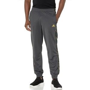 adidas Men's Warm-Up Tricot Tapered 3-Stripes Camo Track Pants Size Small H48440